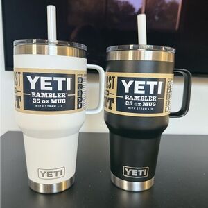 Yeti Rambler 35 oz Mug Set - White and Black
